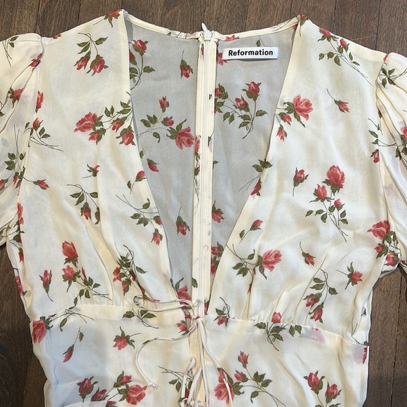 Reformation Floral Mini Dress - Picture 2 of 4